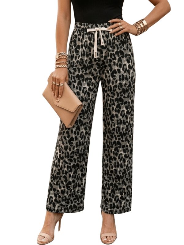 Pantalon De Mujer De Corte Ancho Malabis Panta-... image number null