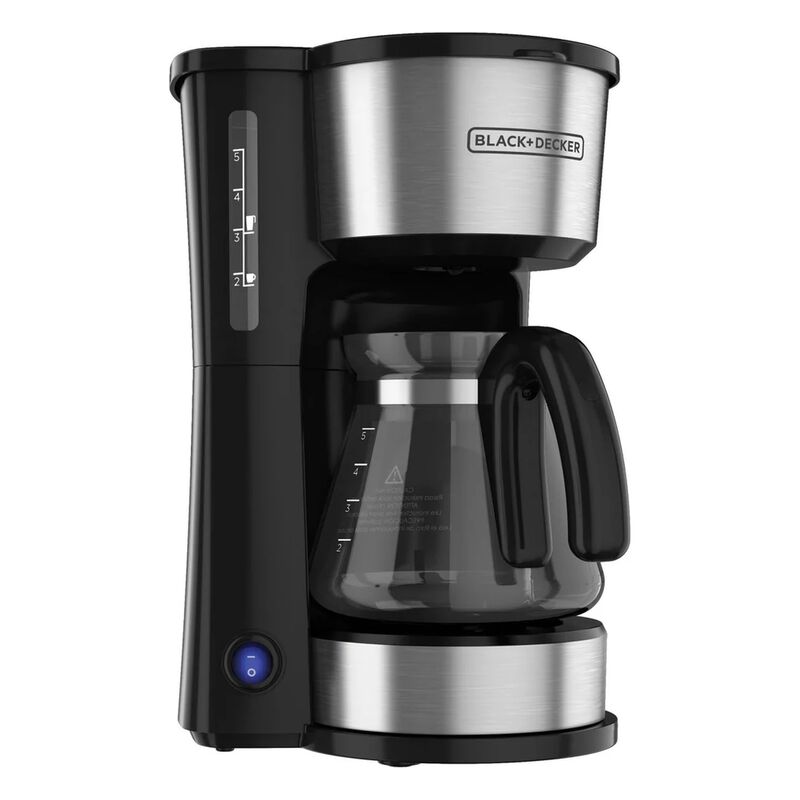 Cafetera Goteo 5 Tazas 650w 4en1 Compacta Negra... image number null