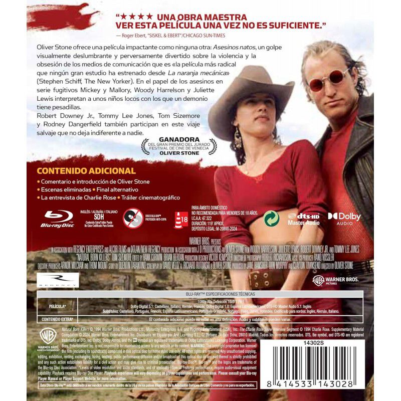 Asesinos Natos [Blu-ray] (1994) Natural Born Ki... image number null