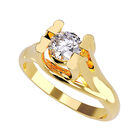 Anillo de Compromiso de 14K con Diamante de Laboratorio 0.70 CT F VS1 Talla 11 ORO AMARILLO 14K &ndash; / M18-70-14Y-LG-11