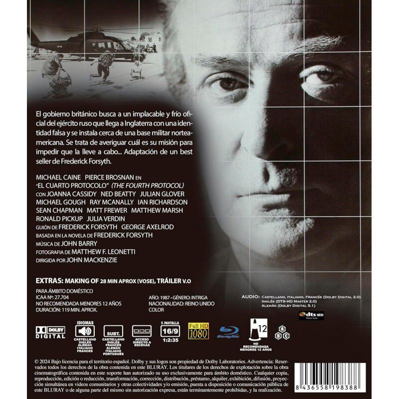 El Cuarto Protocolo [blu-ray] (1987) The Fourth... image number null