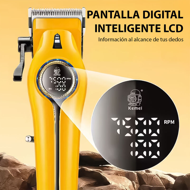 Kit Inal&aacute;mbrico Kemei KM-8566 Clipper Trimmer Y... image number null