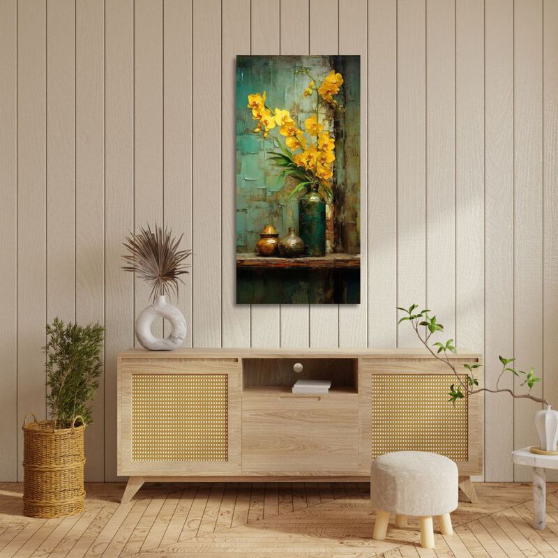 Cuadro Decorativo Bot&aacute;nica 60x80cm Orqu&iacute;dea Imp... image number null