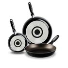Juego De Sartenes Vasconia / Ekco 3packgraystd 3 Piezas 20/24/30cm Gris Ort