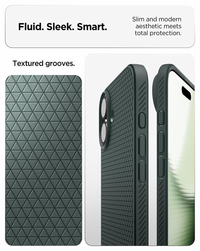 Funda Spigen Para Iphone 17 Liquid Air Tpu Verd... image number null