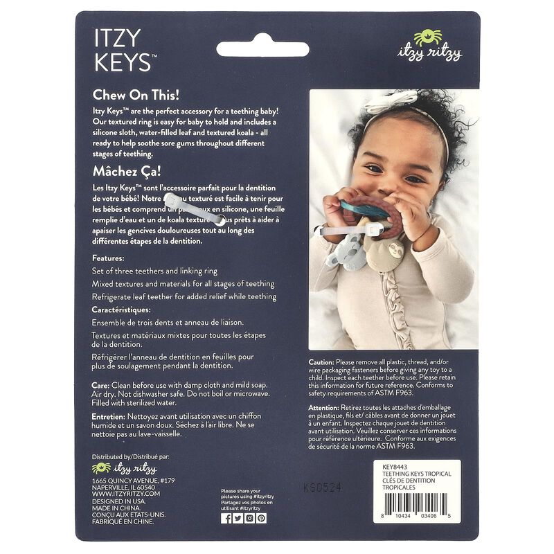 Juguete Para Beb&eacute;s Teething Keys Itzy Ritzy Con... image number null