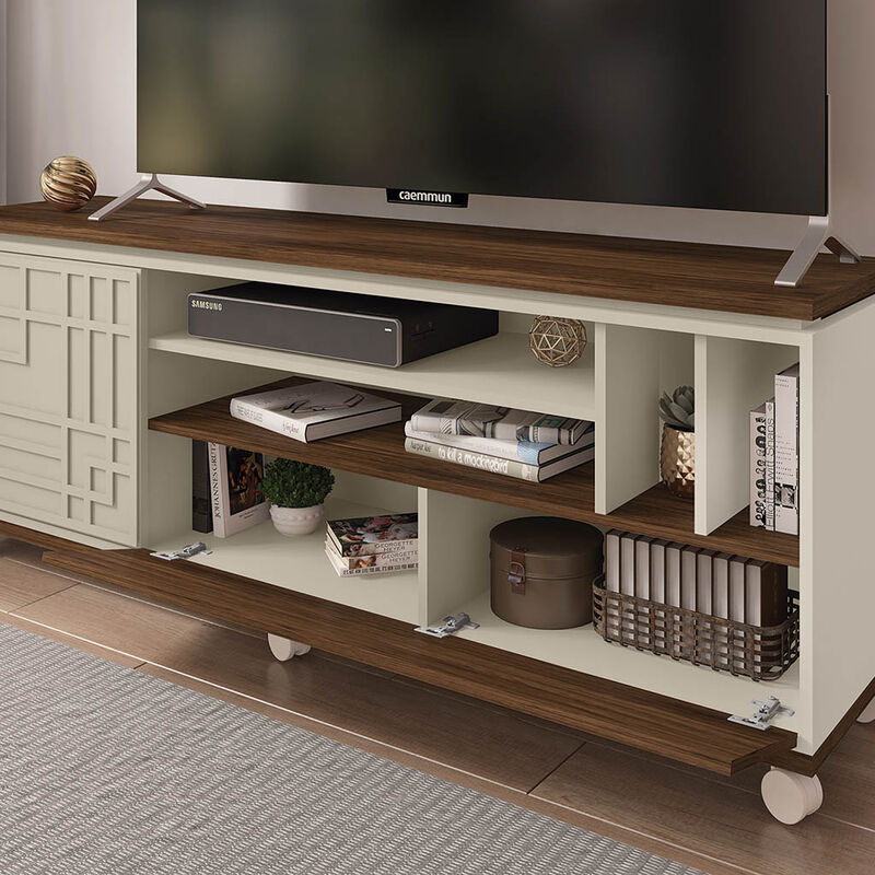 Mueble Tv Form Hasta 65 Pulgadas Havana Off Whi... image number null