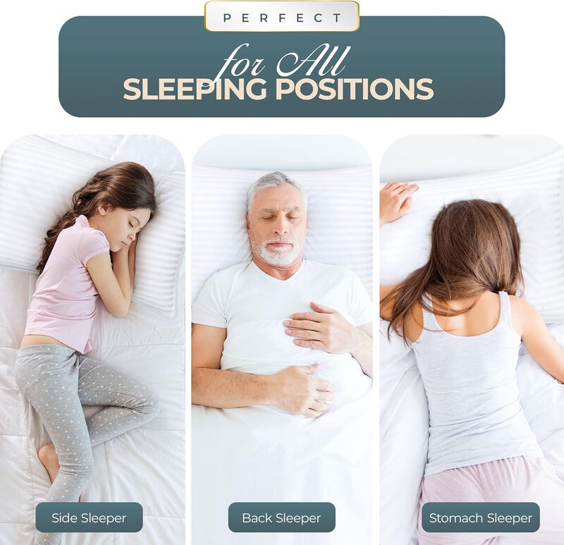 Juego De 4 Unidades Pillows Utopia Bedding Stan... image number null