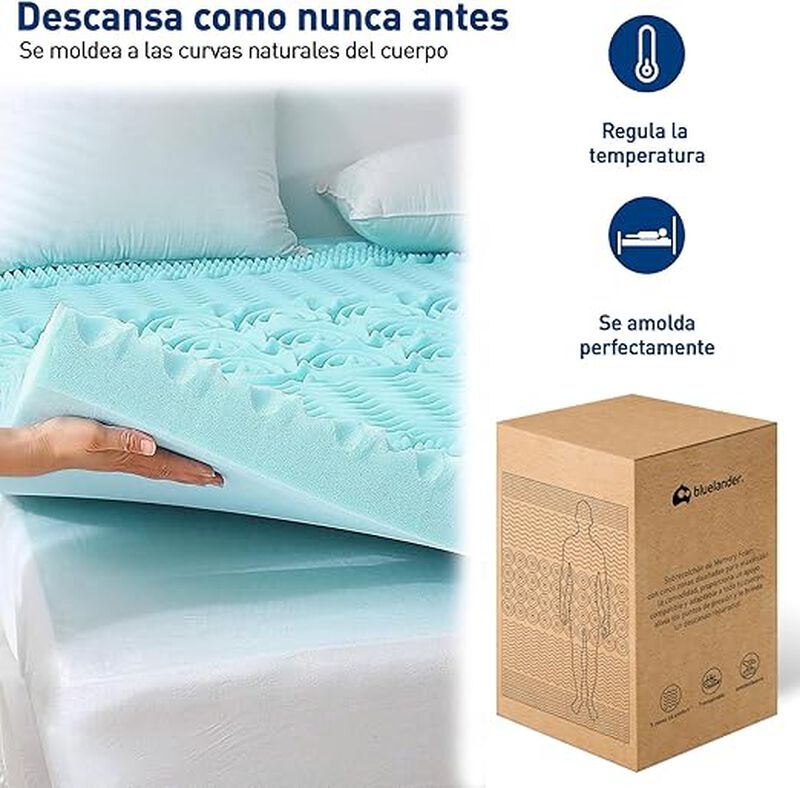 Sobrecolchon King  Memory Foam 5 Cm Bluelander image number null