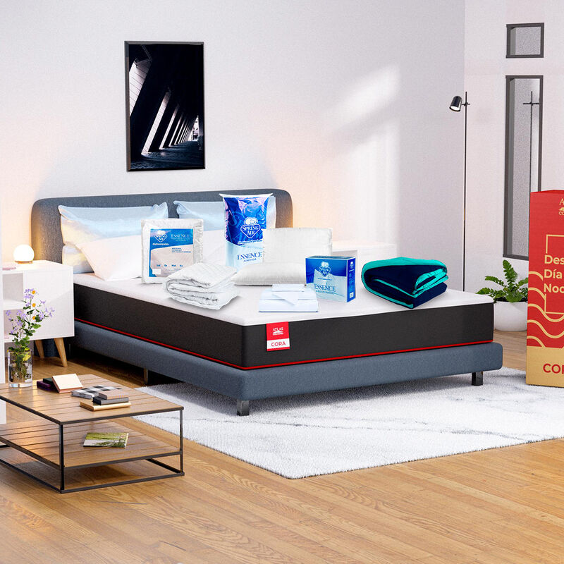 Colch&oacute;n Cora Queen Size + Blancos SPRING AIR image number null