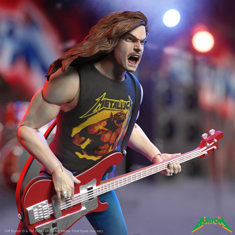 Figura De Acci&oacute;n Super7 Ultimates! Cliff Burton... image number null