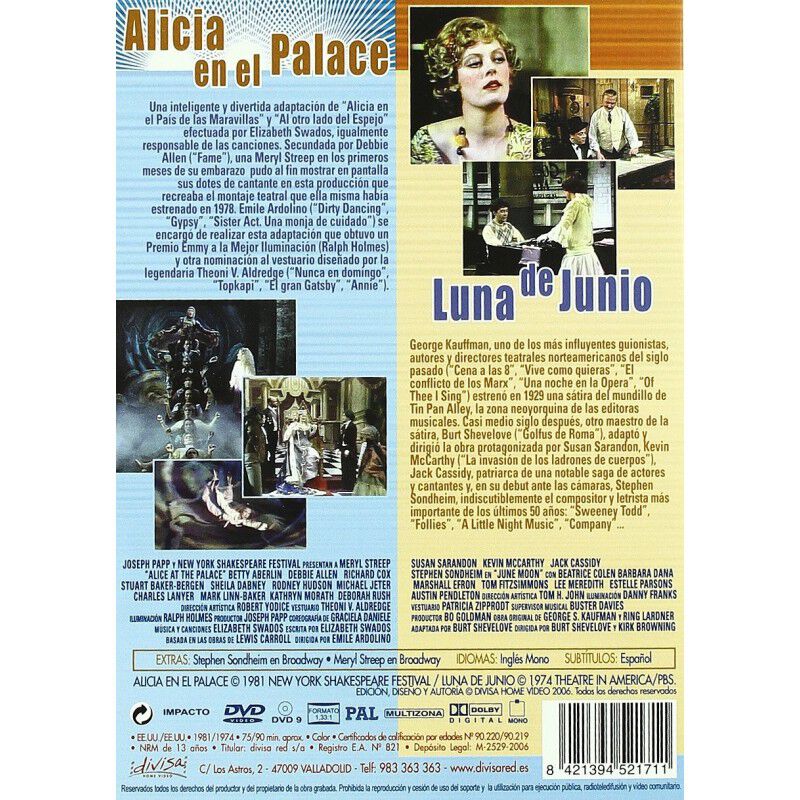 Alicia en el Palace / Luna de Junio (V.O.S.) [D... image number null