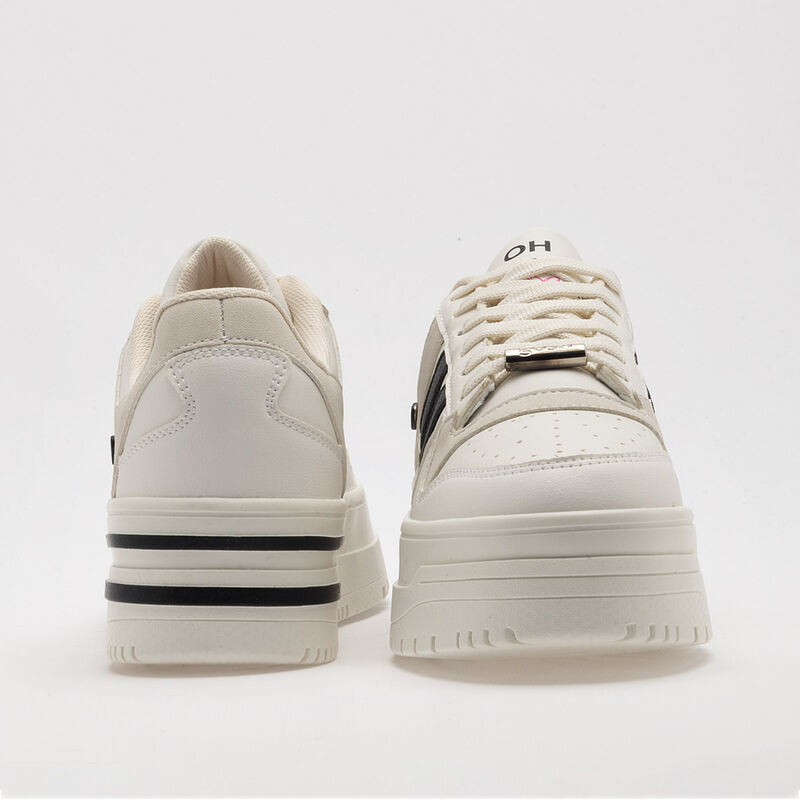 G&ouml;sh Tenis urbano para mujer beige negro image number null