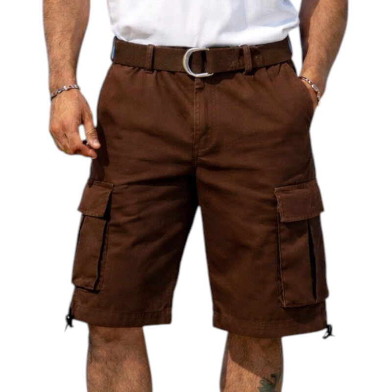 Bermuda Cargo Hombre 6 Bolsas Cinturon Estilo U... image number null
