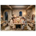 Cuadro Decorativo Impreso 90x122cm &Uacute;ltima Cena