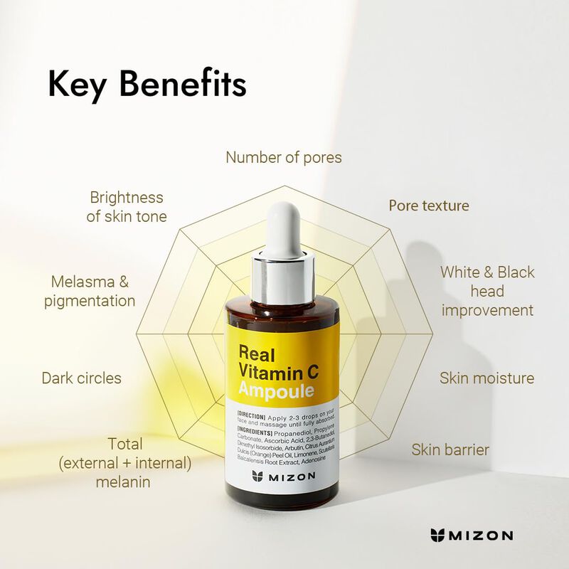 Ampolla Real de Vitamina C Mizon 15ml image number null