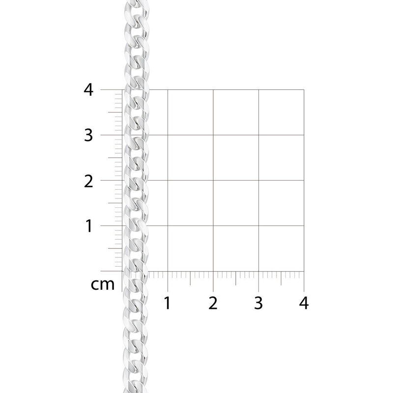 Cadena Plata Blanca 925 50cm 5mm image number null