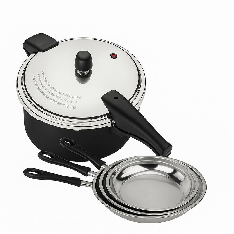 Olla de Presi&oacute;n Tramontina de 24 cm y 6 Litros ... image number null