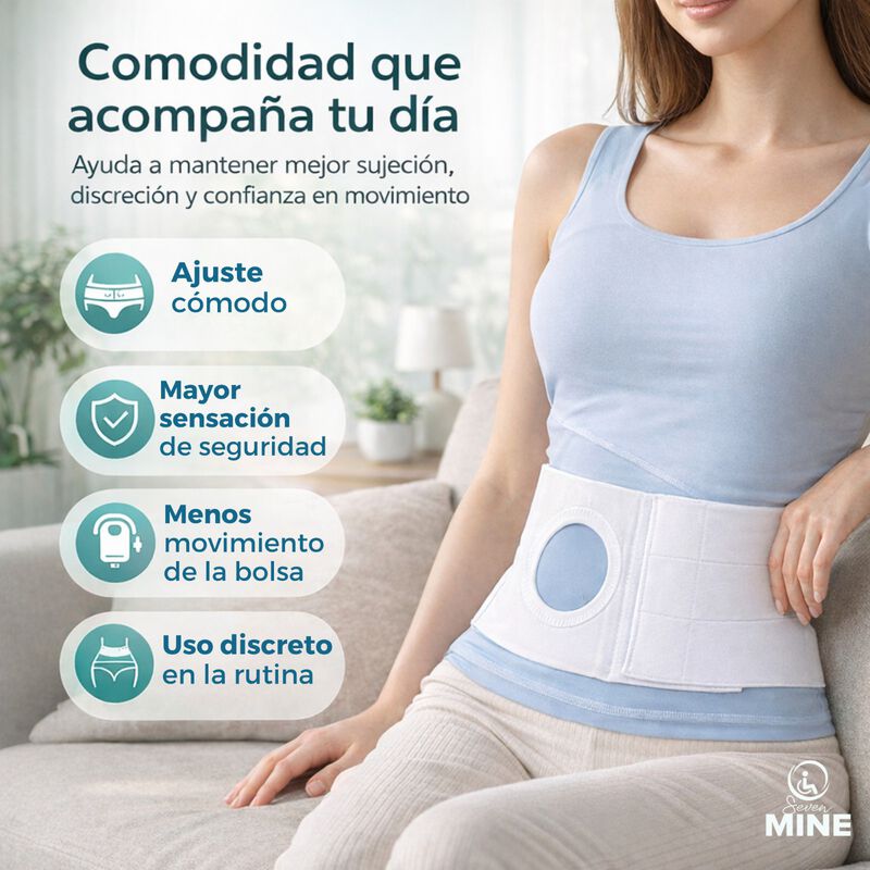 Faja Para Colostom&iacute;a Ostom&iacute;a Cintur&oacute;n Abdominal... image number null