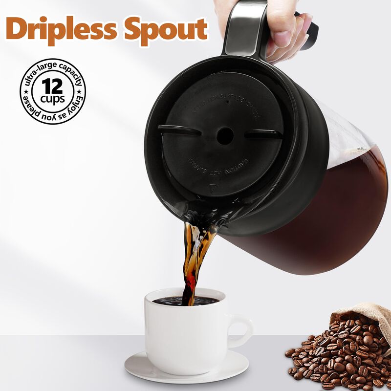 Jarra De Vidrio De Repuesto De 1.8 L Para Cafet... image number null