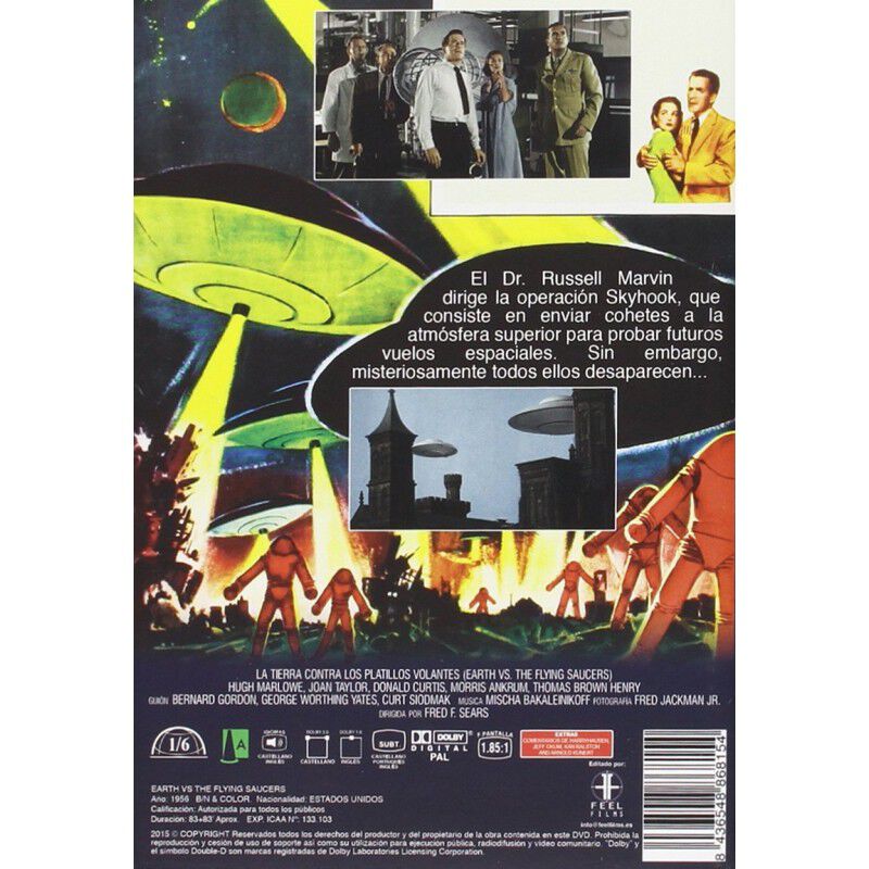 La Tierra Contra Los Platillos Volantes (dvd) image number null