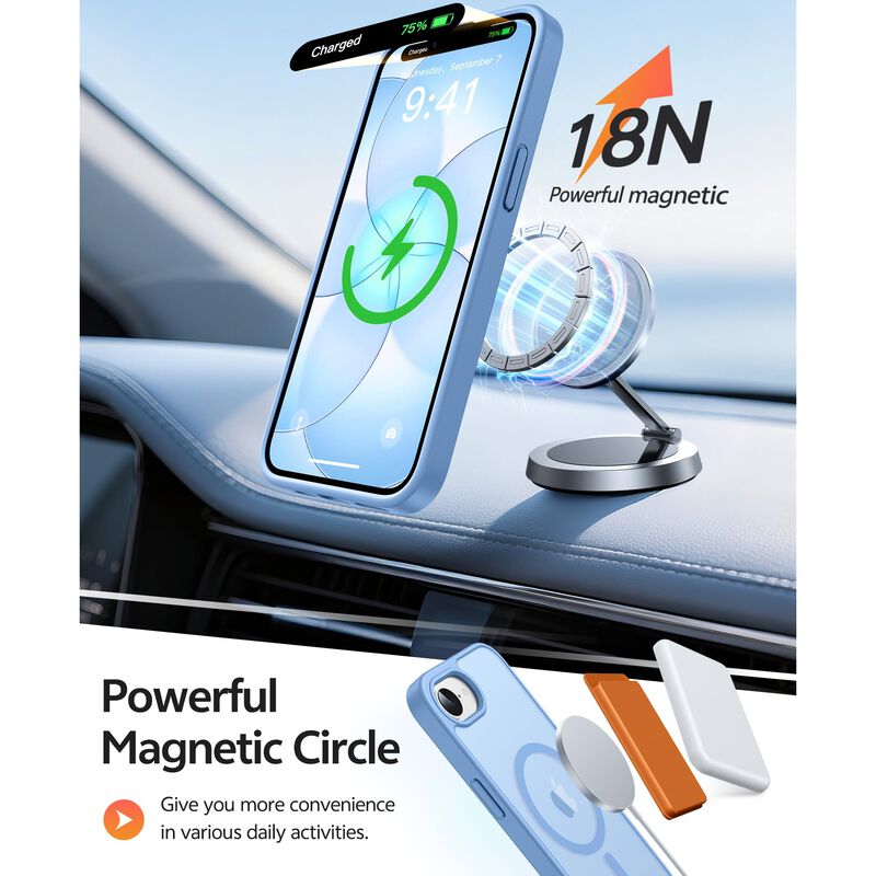 Funda Fntcase para iPhone 17e/16e con MagSafe y... image number null