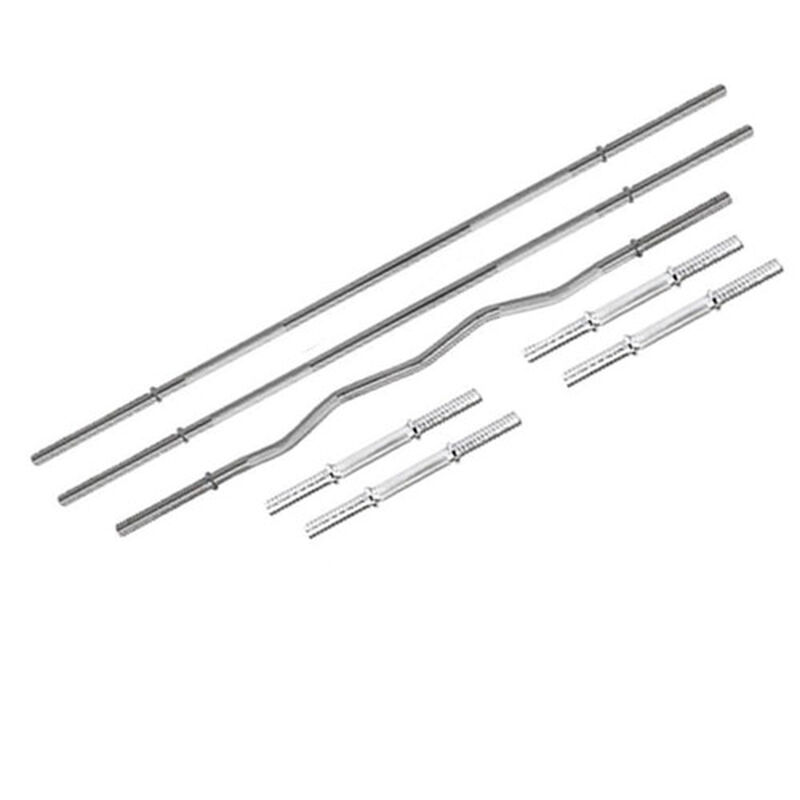 Kit Pesas Barras Recta Z Mancuernas Discos Barr... image number null