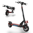 Scooter El&eacute;ctrico Para Adultos Plegable Motor 500w Bater&iacute;a De Litio Freno De Disco Doble Suspensi&oacute;n Luces Led Negro