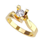 Anillo de Compromiso de 14K con Diamante de Laboratorio 0.50 CT F VS1 Talla 9.5 ORO AMARILLO 14K&ndash; / M16-50-14Y-LG-95