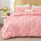 Juego De Edred&oacute;n Bedelite Pink Queen Con 2 Fundas De Almohada, 3 Piezas