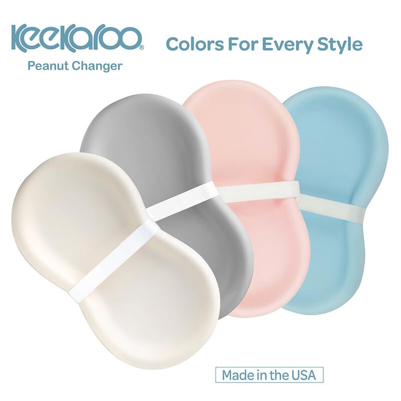 Almohadilla Cambiadora Keekaroo Peanut Azul Beb... image number null