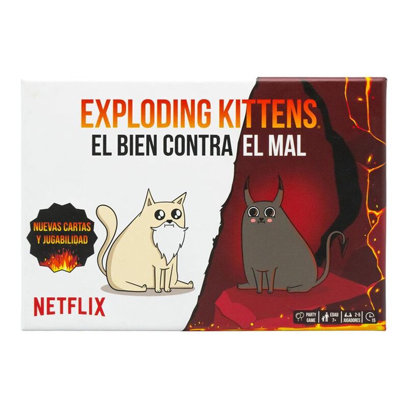 Juego De Cartas Exploding Kittens El Bien Contr... image number null