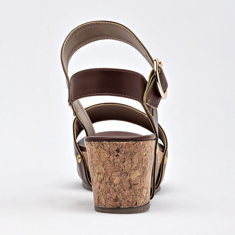 Been Class sandalia plataforma para mujer caf&eacute; ... image number null