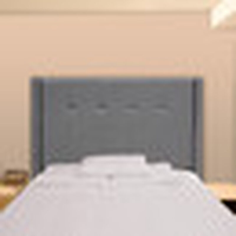 Cabecera Individual Dicasa Toledo Gris image number null