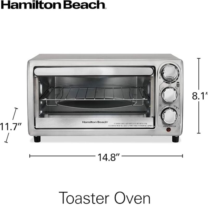 Horno De Mesa El&eacute;ctrico Hamilton Beach Stainles... image number null
