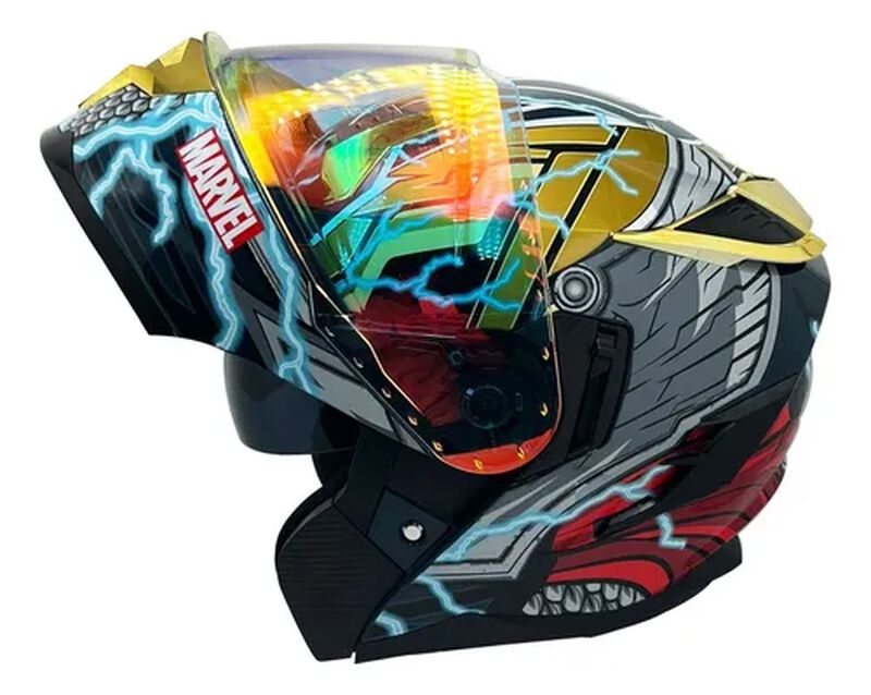 CASCO PARA MOTO ABATIBLE THOR DOT image number null