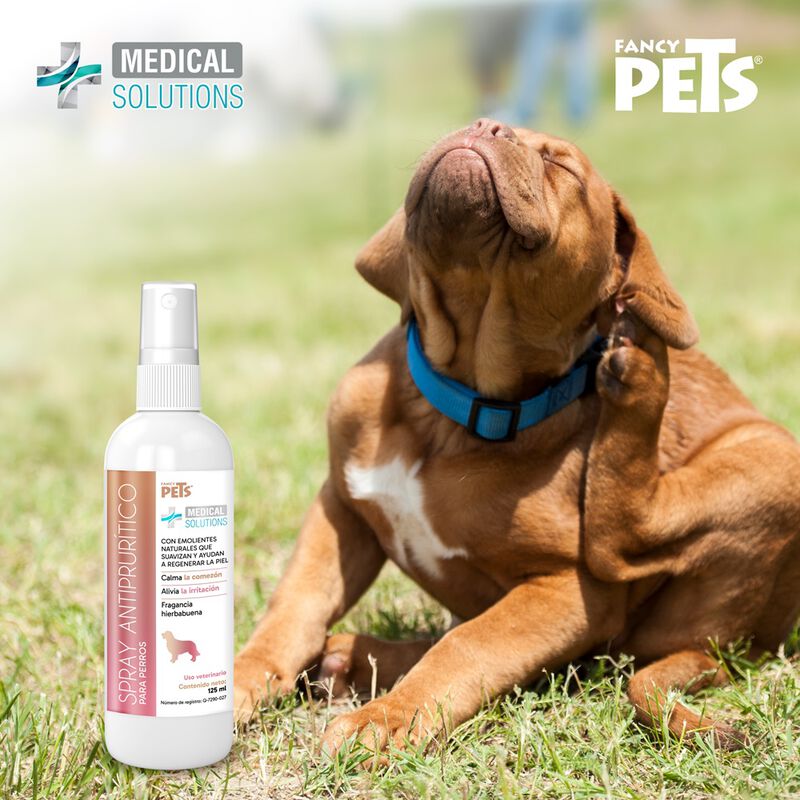 MEDICAL SOLUTIONS. Spray Antiprurito para Perro... image number null