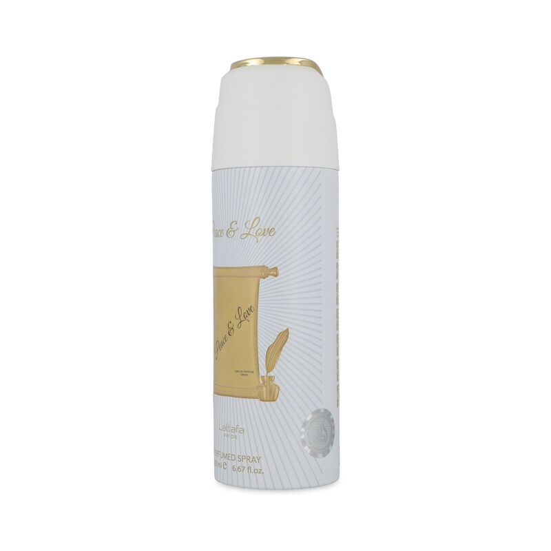 Lattafa Peace & Love 200ml Body Spray image number null