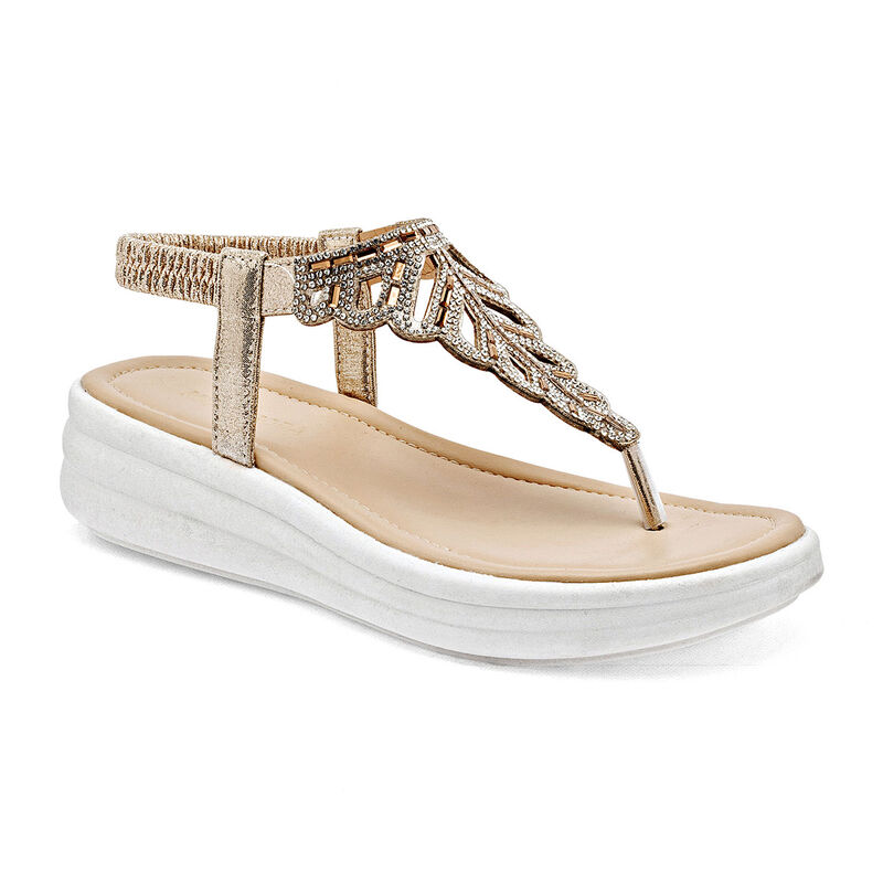 Moramora Sandalia Dorado Para Mujer 147608ce image number null