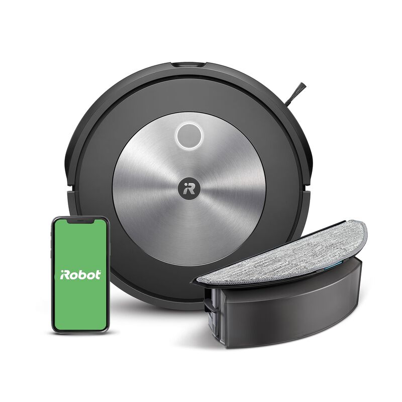 Robot Aspirador Irobot Roomba Combo J5 Con Freg... image number null