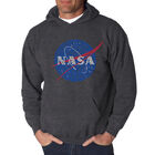 Sudadera Con Capucha Word Art Para Hombre - Las Misiones M&aacute;s Importantes de la NASA - Gris