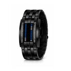Reloj Led Binario Digital De Cuarzo Impermeable 30 M Negro Bluelander