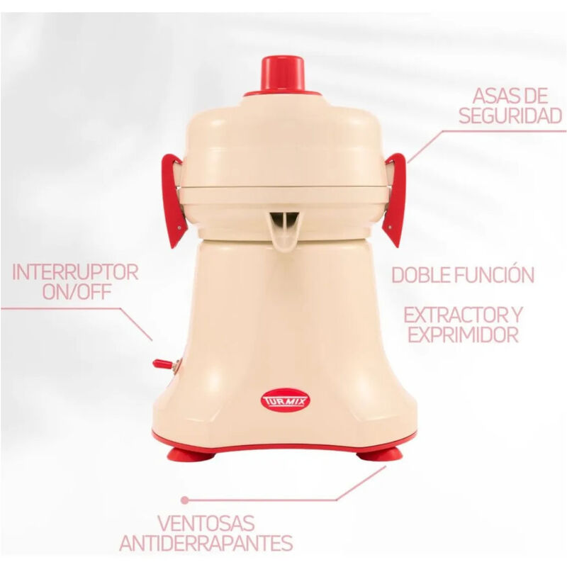 Extractor de Jugos TURMIX Est&aacute;ndar 125 Watts Co... image number null