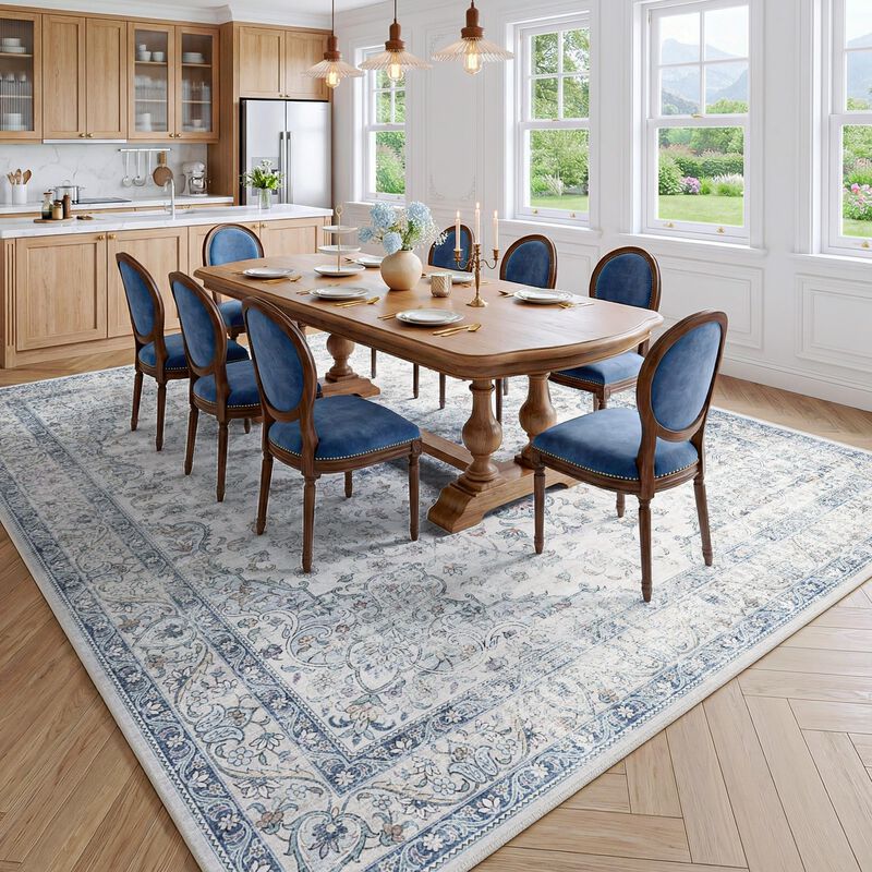 Alfombra Fmfunctex 244x254 Cm Azul Vintage Lava... image number null