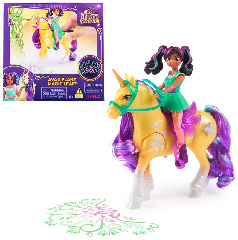 Hoja M&aacute;gica Ava & Plant De Toy Unicorn Academy ... image number null