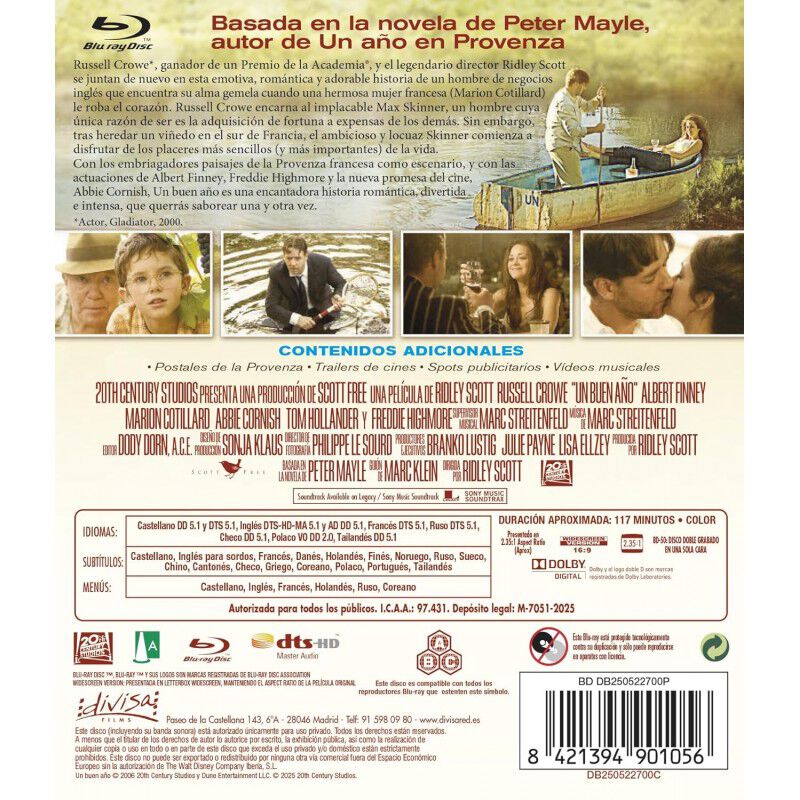 Un buen a&ntilde;o [Blu-ray] (2006) image number null