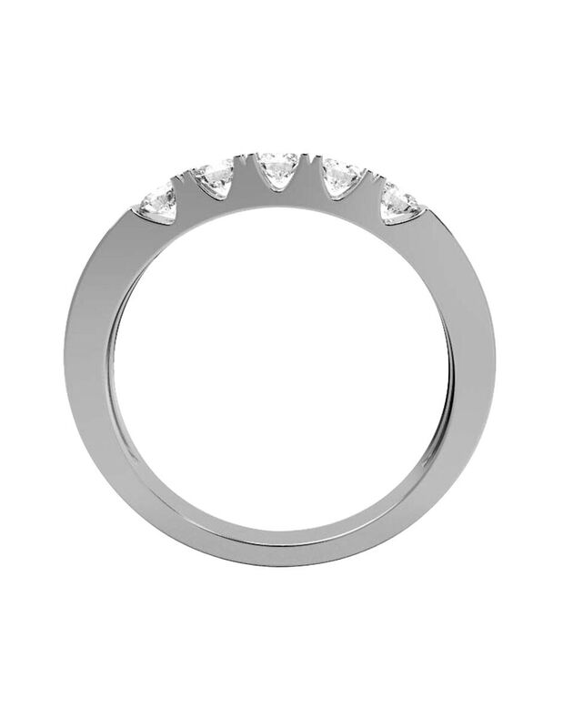 Anillo de Compromiso en Oro de 10K con Circonia... image number null