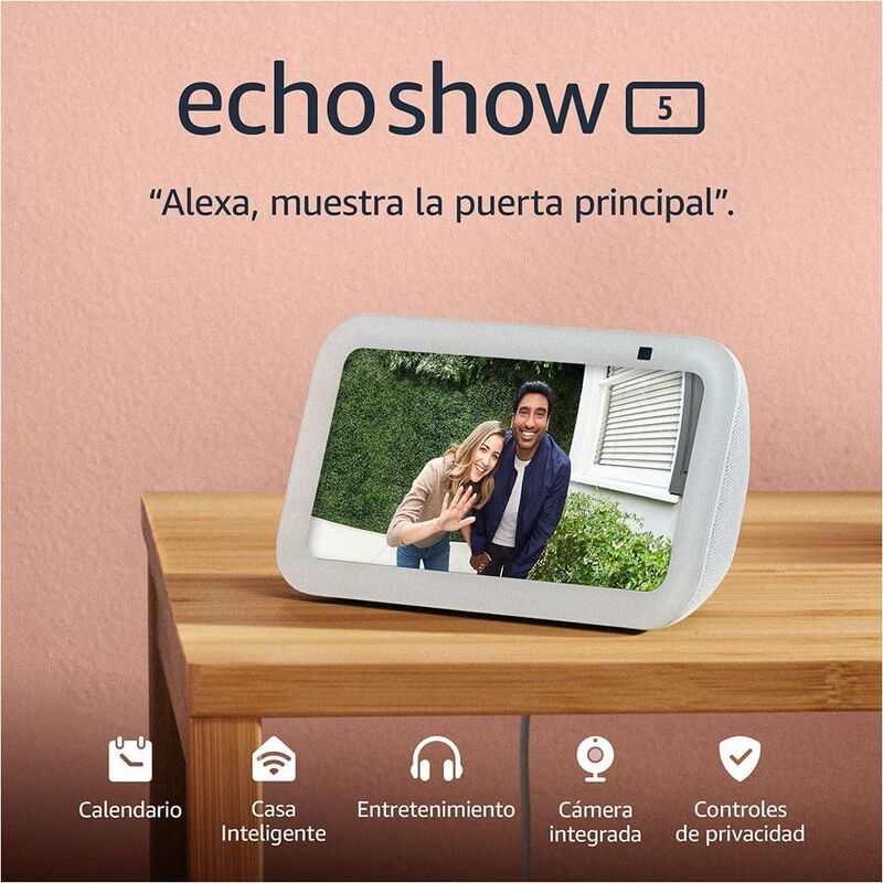 BOCINA ALEXA ECHO SHOW 5 B09B2QTGFY 3RA GEN 5.5... image number null