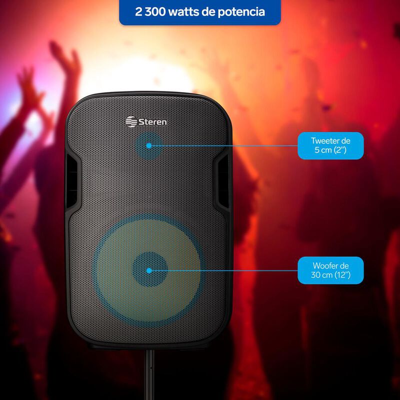 Bafle Profesional Bluetooth De 12 2300 W BAF-12... image number null