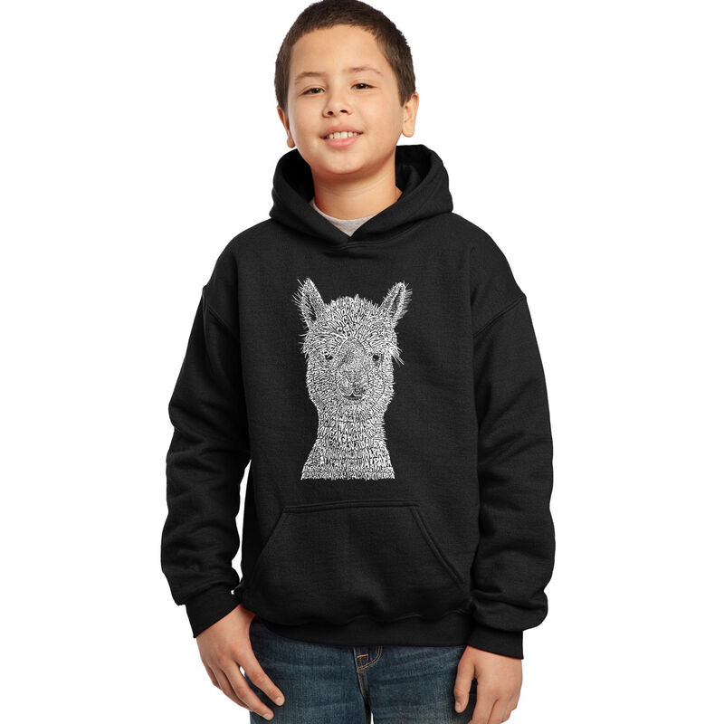 Sudadera Con Capucha Word Art Para Ni&ntilde;o - Alpac... image number null